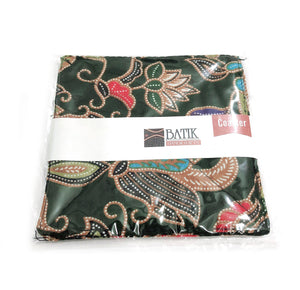 Batik Coaster made with green batik cloth in 2pc per pack