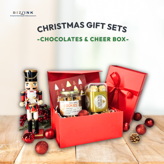 Chocolates & Cheer Box - Christmas Gift Hamper