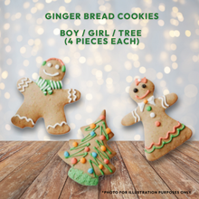 Gingerbread Cookies (Boy/Girl/Tree - minimum order 12 pieces ) - Christmas Festive Menu