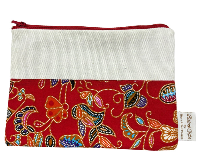 Canvas Batik Stationery Pouch