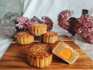 Single Yolk, White Lotus Paste Mooncake (M2-01) (Bulk Purchase)