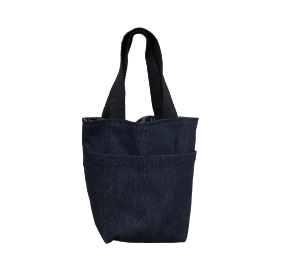 Denim Bag with Batik Inner Lining (TC036)