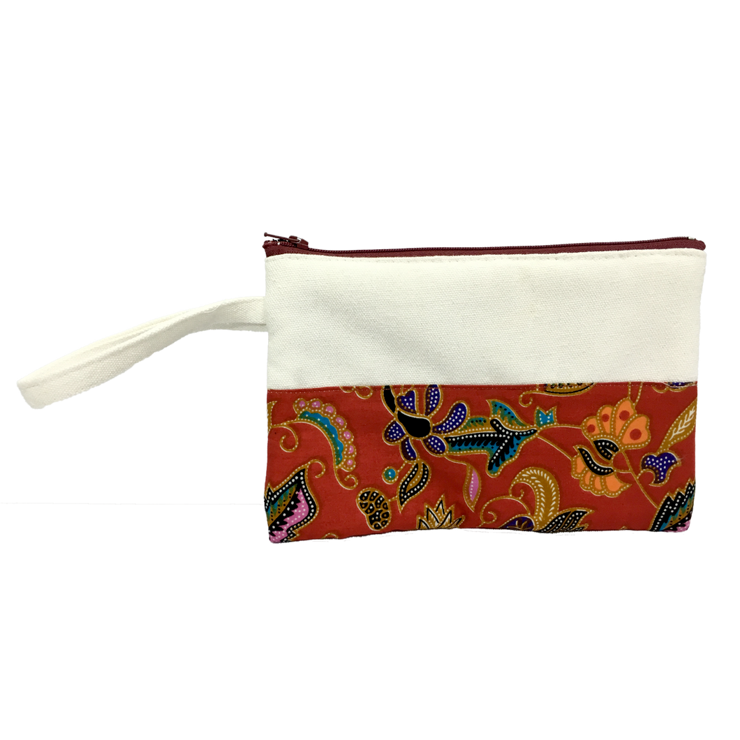 Canvas Batik Stationery Pouch