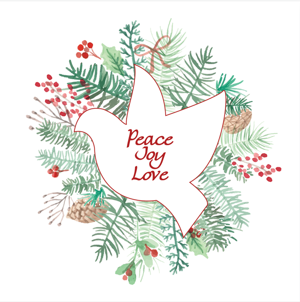Peace Joy & Love (XN01) Cards