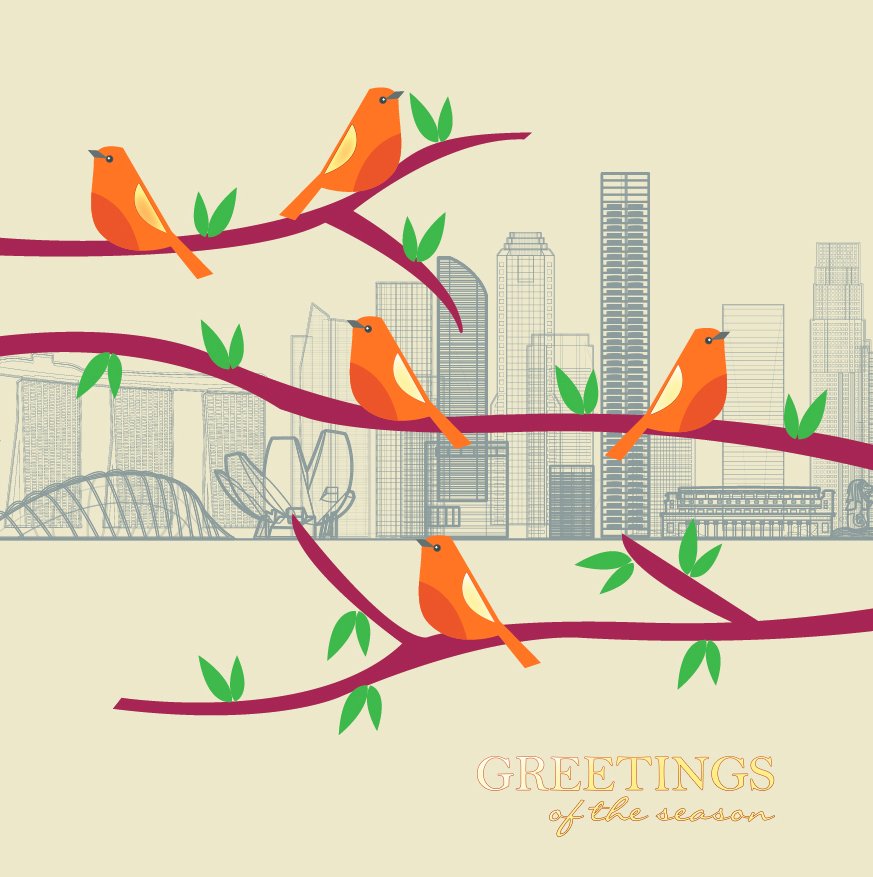 Christmas in Singapore (XO02) Cards