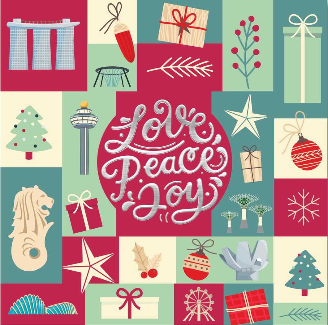 Christmas Mosaic (XP01) Cards