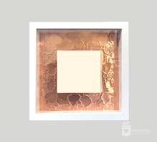 Handcrafted Copper Tooling Plaque Square (CP04D-Orchid pattern)